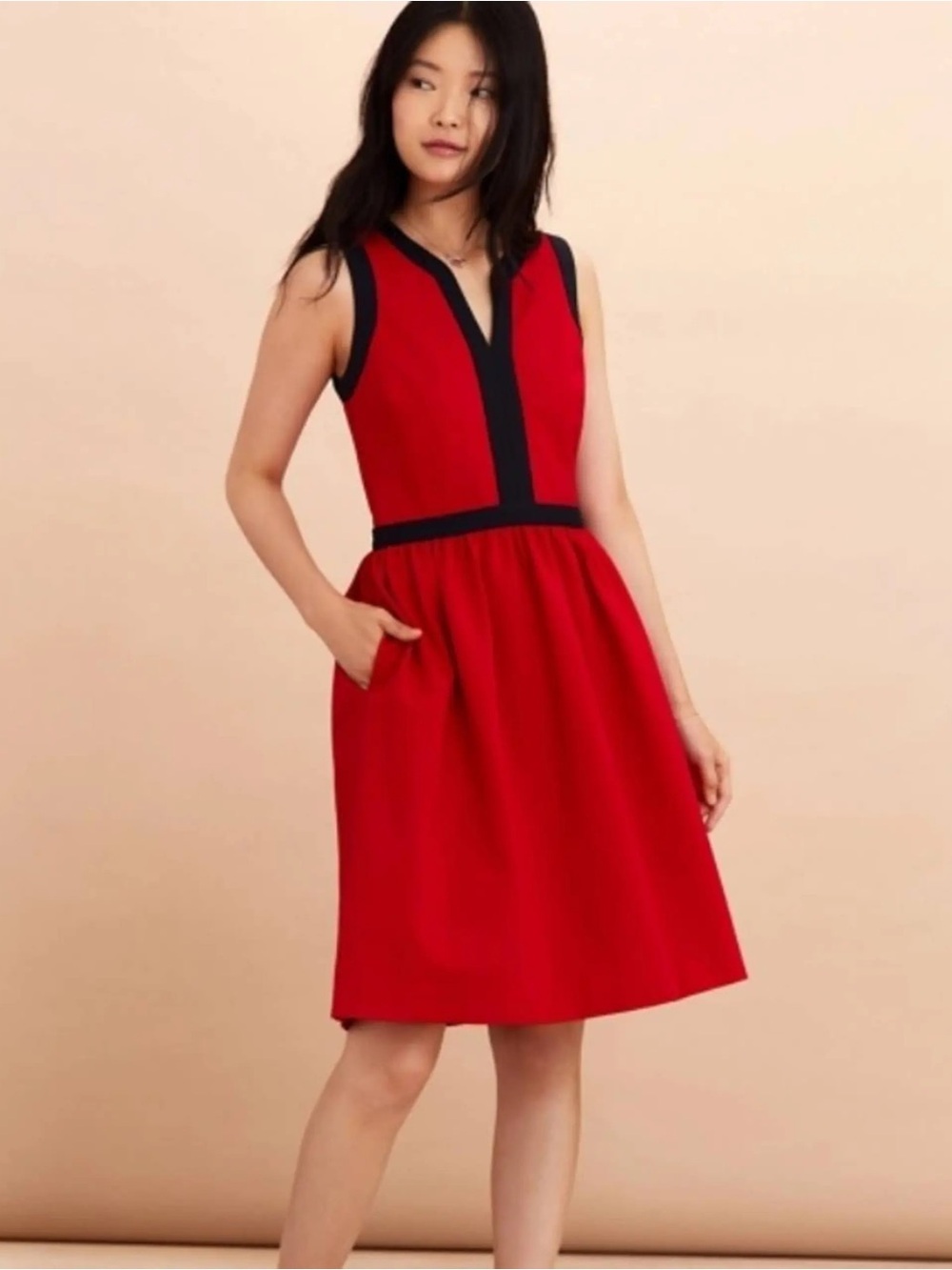 Brooks Brothers Red Fleece Ponte Dress